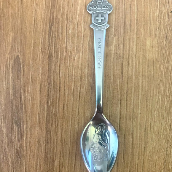Vintage Rolex Watches Bucherer Lucerne Souvenir Spoon Switzerland - Picture 2 of 3